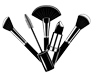 Makeup brushes